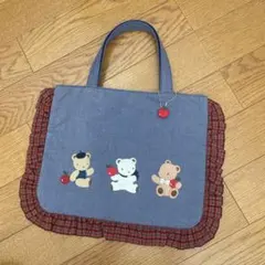 貞松濱田ファミアコラボバッグ ファミリア バレエ familiar デニム