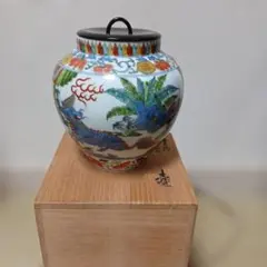 茶道具 色絵 水差し 龍 花文様 共箱付き 茶道具 色絵 水差し 龍 花文様 共箱付き - メルカリ