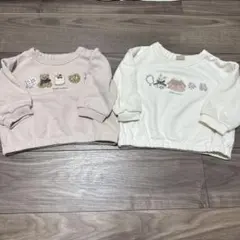 プティマイン　アソートモチーフトレーナー　姉妹でお揃い♡80サイズ90サイズ