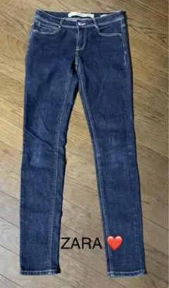 【美品】❤美脚️ザラZARAスキニーデニム　トラファルク ジーンズ S34インチ⑥