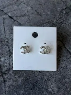 【美品】　シャネル　シルバー　ピアス
