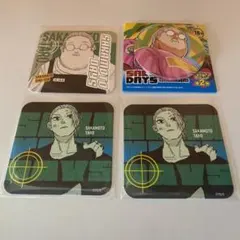 SAKAMOTO DAYS 坂本太郎 アートコースター 缶バッジ セット