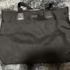 BEAMS ブラック トートバッグ