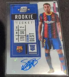 セルジーニョ・デスト　直筆サイン　ルーキーカード　380シリ　FCバルセロナ