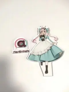 兎鞠まり×なつめえりコラボカフェ アクリルスタンド アクスタ 兎鞠まりのサムネイル