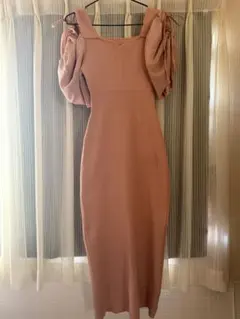 rienda ニットワンピース ピンク