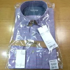 DoCLASSE ドゥクラッセ 長袖ボタンダウンシャツ Sサイズ レーズン