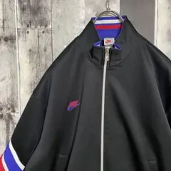 銀タグ　XL　ナイキ　NIKE　トラックジャケット　ジャージ　上　刺繍ロゴ