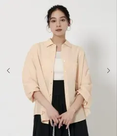 Beauty&Youth 長袖 シアーバックタックシャツ ユナイテッドアローズ