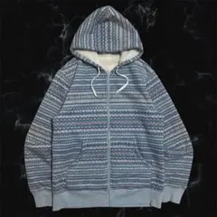 00s OLD GU ダブルジップパーカー archive y2k M