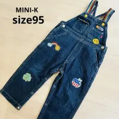 MINI-K ミニケー 95 オーバーオール サロペット オールインワン デニム