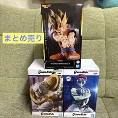 Grandista フィギュアセット ルフィ、孫悟空、猗窩座新品未開封品セット