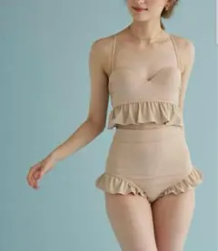 sea dress フリルビスチェ&ハイウエストリブビキニのサムネイル