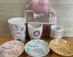 北箱　ハローキティ タンブラーカフェ・デ・キティマグカップ湯呑みタオル掛けボウル