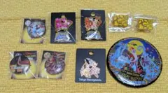 ディズニー　ピンバッジ　缶バッジ　9点　未開封あり