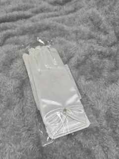 ウェディンググローブ ホワイト サテン