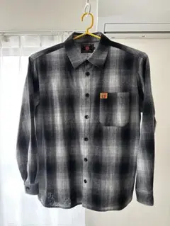 FB COUNTY CHECKER SHIRT XL ブラック/グレーのサムネイル