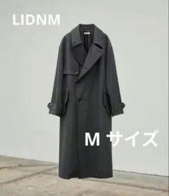 【LIDNM】WOOL GABA TRENCH COAT　トレンチコートのサムネイル