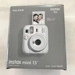 instax mini 13 インスタントカメラ CLAY WHITE