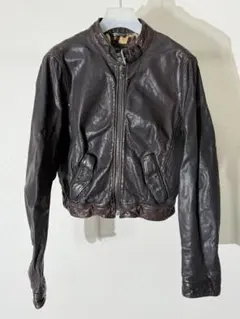 ドルチェ&ガッバーナ シングルライダースジャケット レザージャケット