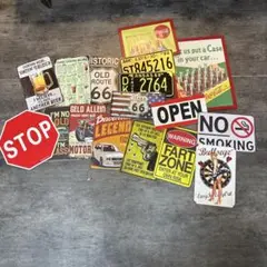 アメリカン看板　雑貨　17点セット