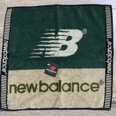 ル.ジタン様専用new balance タオルハンカチ 緑/ベージュのサムネイル