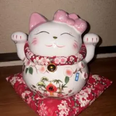 九谷焼 置物 招き猫 逆立ち猫 贈り物 - メルカリ