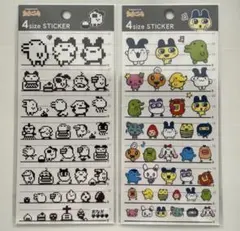 4サイズステッカーセット たまごっち