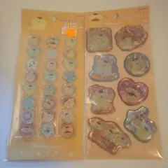 正規品　サンリオ　おはじきふうシール　　ウォーターシール　ポムポムプリン