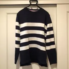 メンズ　ボーダーニット