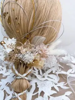 60  成人式前撮り　髪飾り　婚礼　ブライダル　卒業式　ドライフラワー　ヘアピン