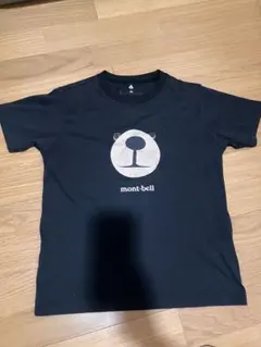 mont-bell 黒 Tシャツ 150 くまさん