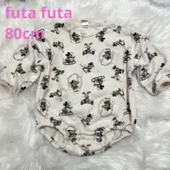 futafuta（80cm）ミッキーマウス長袖ロンパース Disney baby