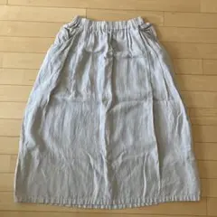リネンフレアスカート ロング丈のサムネイル