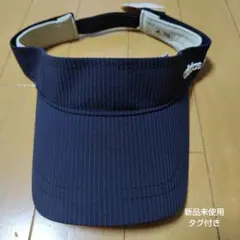 adidas テーラーメイド ブラック ストライプ サンバイザー