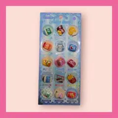 カプセルシール 平成 立体 3D ボンボン ドロップ プクプク