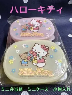 ハローキティ ランチボックス お弁当箱 カオハナ 1997 サンリオ 平成