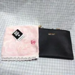マリークワント　ハンカチとポーチセット