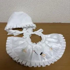 【美品】お宮参り帽子&スタイセット