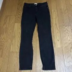 H&M ダークグレー スキニーデニム US 8
