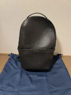 【未使用】Cole Haan トライボロ バッグパック ブラック レザーのサムネイル