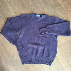 90s Pendleton ヴァージンウール M クルーネックセーターネイビーのサムネイル