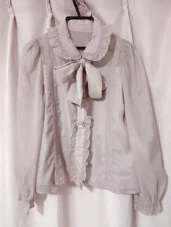 ROJITA ボウタイ付き ブラウス