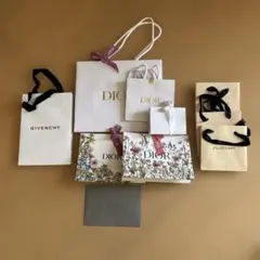 Dior、Givenchy、JILLSTUARTショップ袋セット