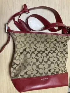 COACH ロゴパターン ショルダーバッグ