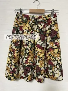 1547 美品✨ PEYTON PLACE 花柄フレアスカート