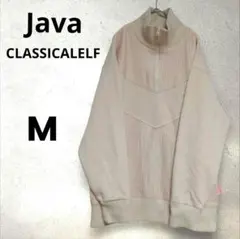 Javaコラボ ハーフジッププルオーバー オーバーサイズ ユニセックス