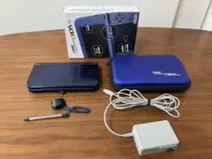 【完品】Newニンテンドー3DS LL メタリックブルー　ソフト、SD付き