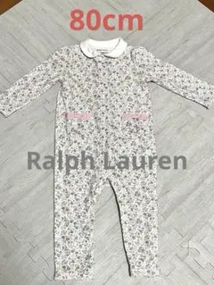【ラルフローレン】長袖ロンパース 花柄 80cm