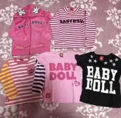 BABY DOLL トップスセット 5点